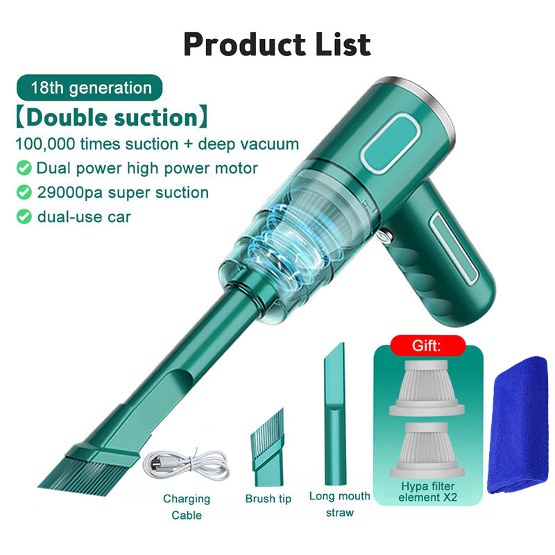 📢📢50% OFF !! ⏰Wireless Car Vacuum Cleaner