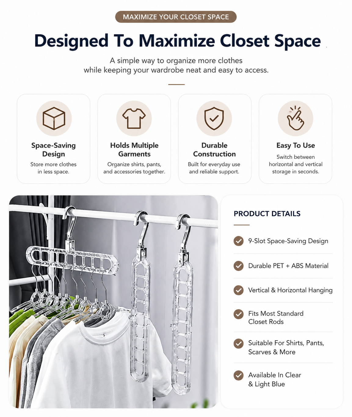 9-in-1 Smart Hanger Pro™