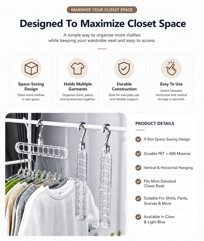 9-in-1 Smart Hanger Pro™