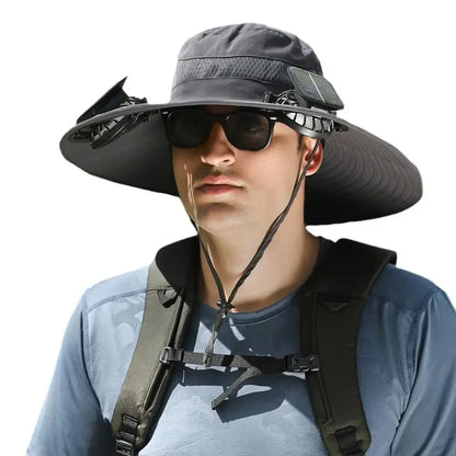 SolarShade™ | Solar-Powered Cooling Hat
