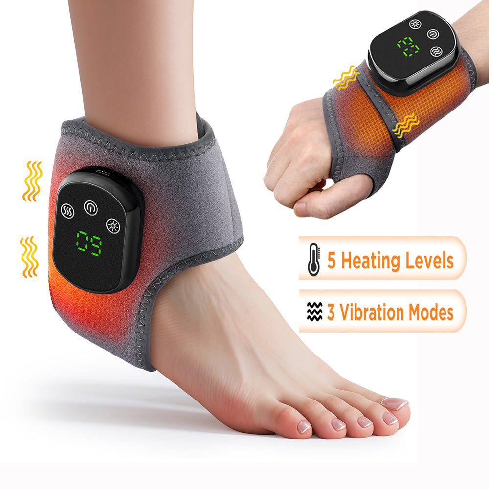 Hand & Foot Massager With Vibration And Heat To Relax And Improve Joint Flexibility