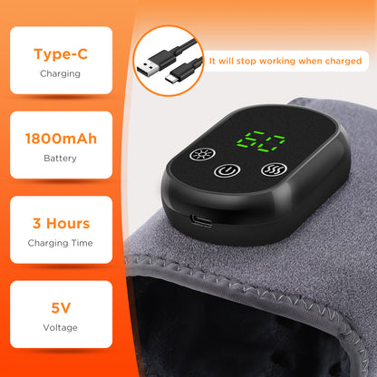 Hand & Foot Massager With Vibration And Heat To Relax And Improve Joint Flexibility