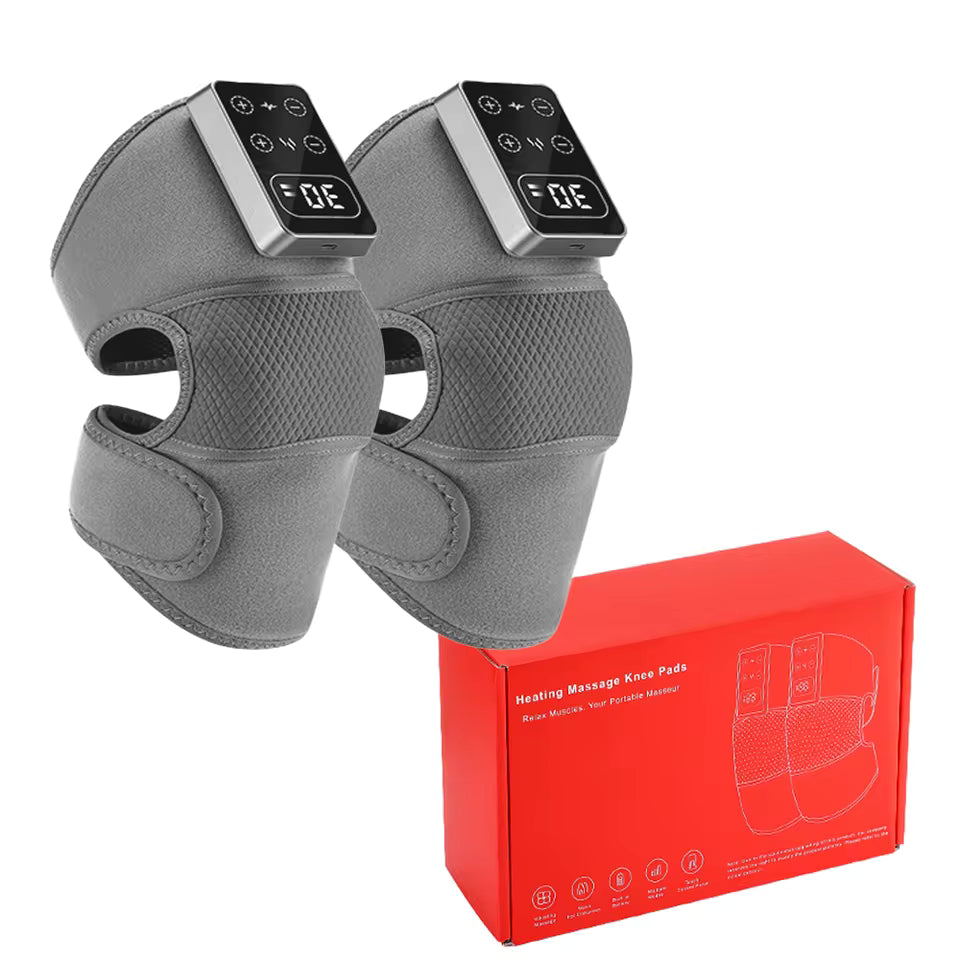 Smart Knee Massager with Heat and Support