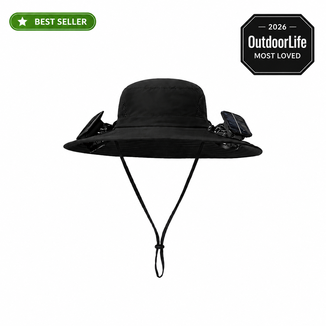 SolarShade™ | Solar-Powered Cooling Hat