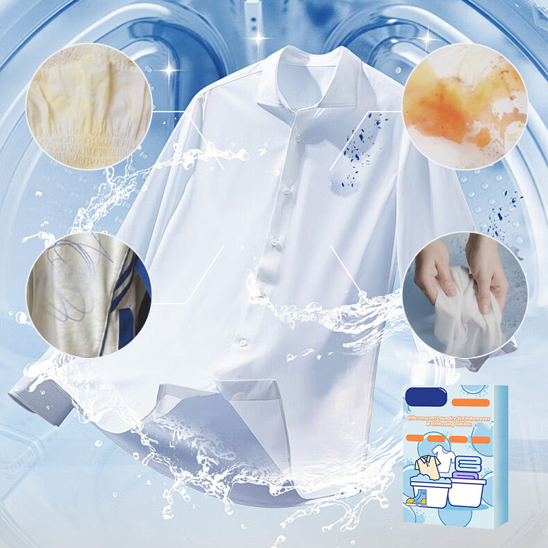 🔥Buy 2 get 1 free🔥Effervescent Laundry Stain Remover & Whitening Tablets