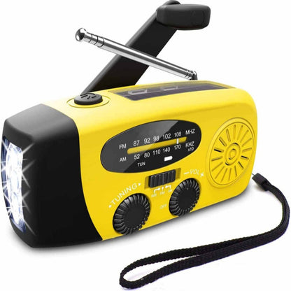 📻 50% OFF NOW! 🔋 Multifunctional Portable Solar Emergency Radio – Power Bank, Hand Crank & Weather Alert for Outdoor & Crisis Preparedness ⚡
