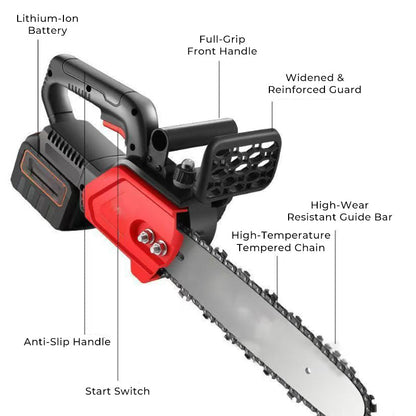 🥳2026 HOT SALE🥳💞50K+ SOLD!🔥⚡ LAST DAY 50% OFF! Cordless High‑Power Lithium Chainsaw – Brushless motor, fast cutting & long runtime. Lightweight, safety switch & gift toolkit included. Prune with ease. 🌲🔋