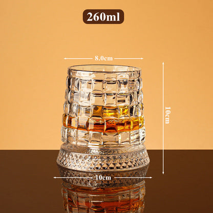🥛💎New Year Hot Sale 49% OFF✨🔥360° Rotating Whiskey Glass Tumbler