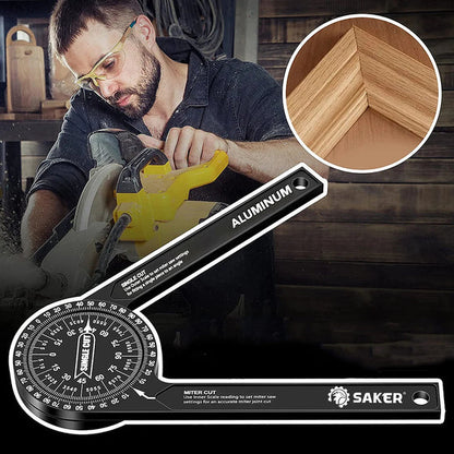 📏Precision Protractor (Aluminum/Plastic)