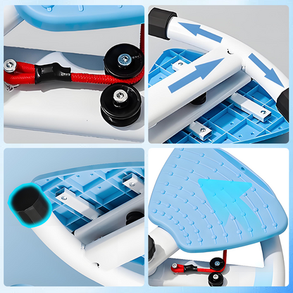 ✈️Free shipping🔥Adjustable unisex abdominal machine, silent core training device, home fitness equipment, supports 330 pounds💓