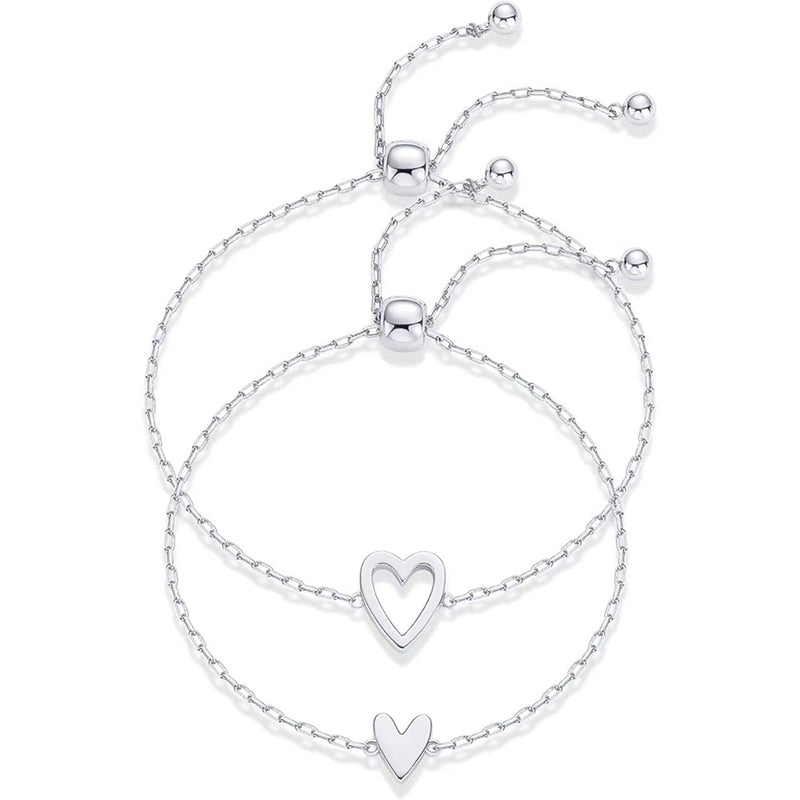 ✨New Arrival 50%OFF💖Matching Heart Charm Bracelet Set