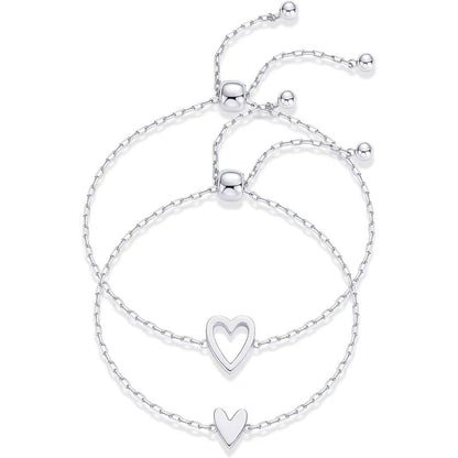 ✨New Arrival 50%OFF💖Matching Heart Charm Bracelet Set