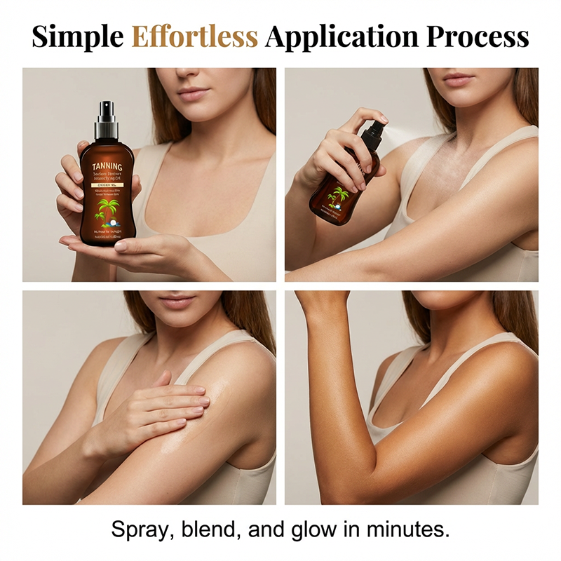 🌸Summer Hot Sale 50%OFF🌸Sunless Tanning Oil with Coconut Oil😍Delivered within 5 working days