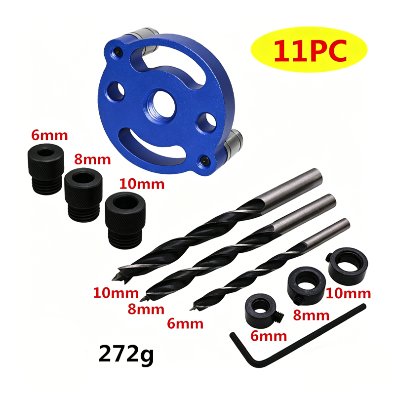 🔥HOT SALE 50% OFF🔥Self-Centering Dowel Jig Kit for Woodworking