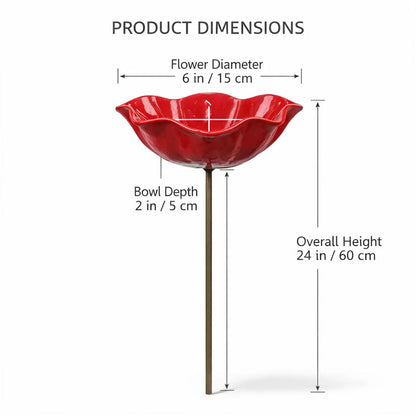 🚗Delivered within five working days🔥🔥HOT SALE 50% OFF🎁  Handmade Metal Flower Garden Stake