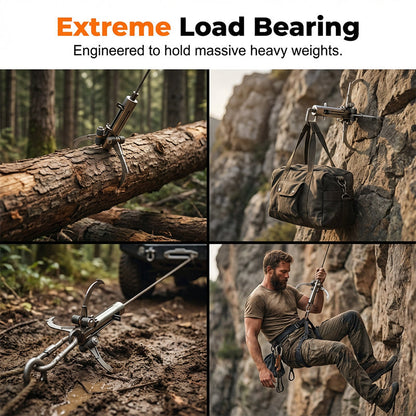 ⏰🔥LIMITED TIME 50% OFF! ⚓ Stainless Steel Folding Grappling Hook – Strong, Durable & Portable for Outdoor Adventures 🏞️✨