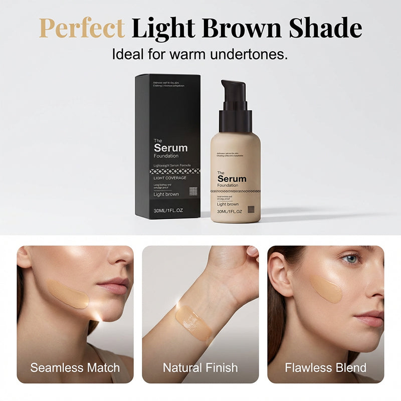 🥳2026 HOT SALE🥳50K+ SOLD!💞Lightweight Serum Foundation for a Natural Finish