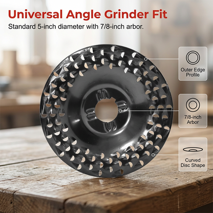 🔥HOT SALE 50%OFF🔥🔄 Angle Grinder Wood Carving Disc | Wood Sculpting Beast