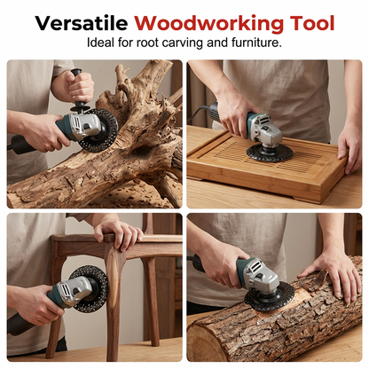 🔥HOT SALE 50%OFF🔥🔄 Angle Grinder Wood Carving Disc | Wood Sculpting Beast