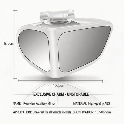 🔥2026 HOT SALE🥳💞50K+ SOLD!🔥⚡Dual-Lens 360°Adjustable Blind Spot Mirror