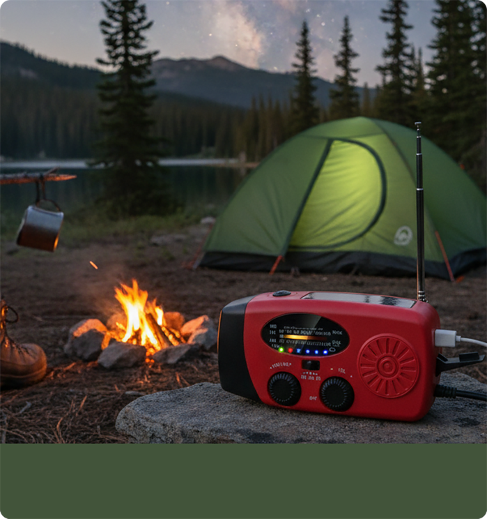 📻 50% OFF NOW! 🔋 Multifunctional Portable Solar Emergency Radio – Power Bank, Hand Crank & Weather Alert for Outdoor & Crisis Preparedness ⚡